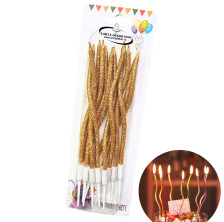 Rođendanske Svećice - GOLDEN SPARKLING 12 kom.